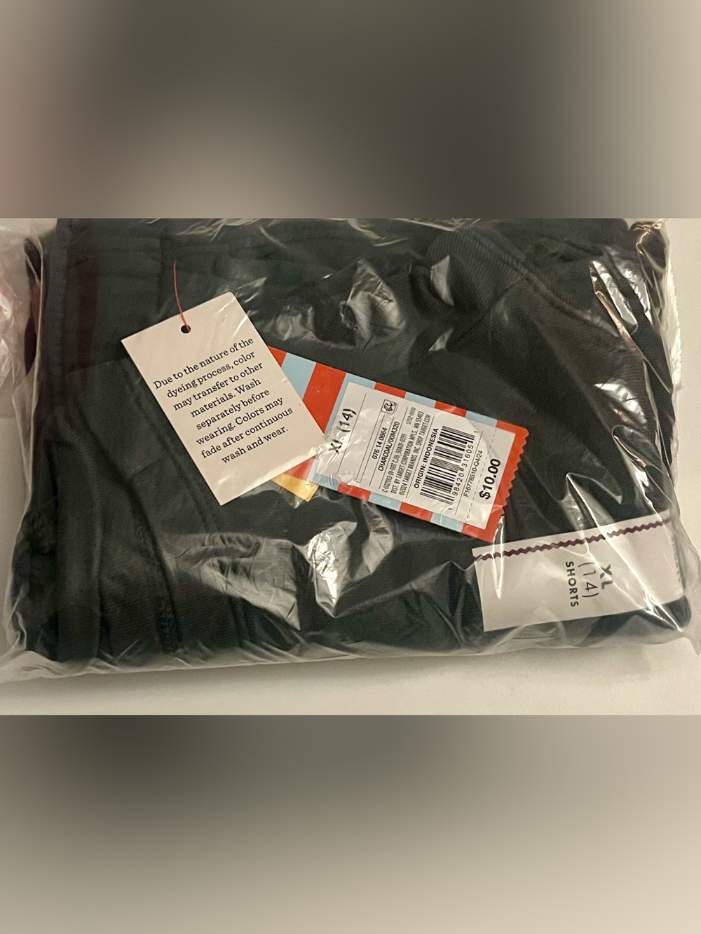 Kids Charcoal Grey Shorts